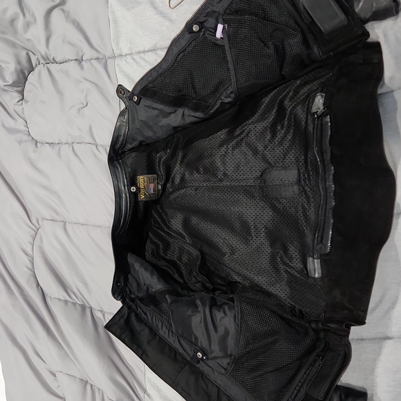 Vanson Leather Motorcycle Jacket Size 48 - Picture 4 of 4